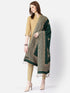 Women's Floral Jamawar Acrylic Border Wool Shawl